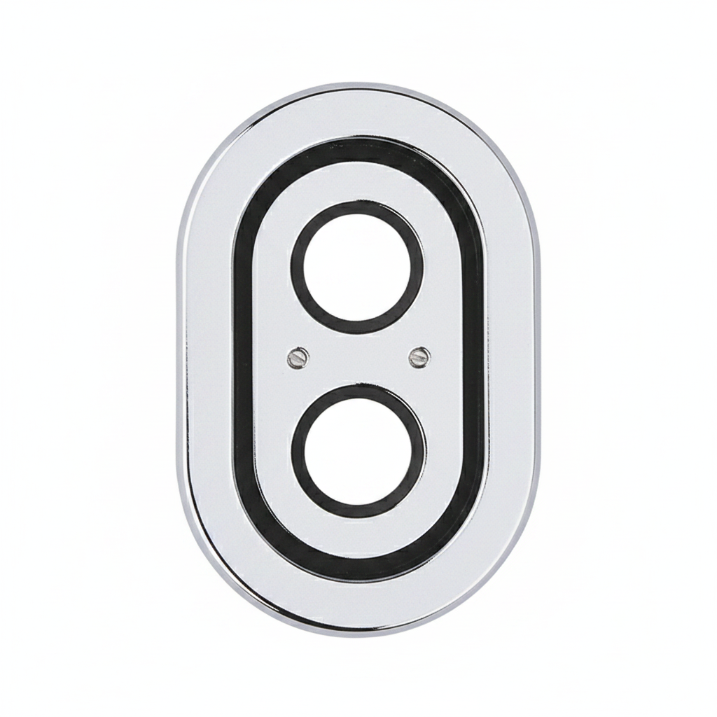 Grohe 47188 Wallplate For Auto 2000 Chrome Plated
