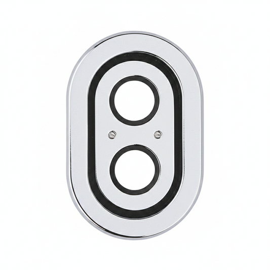 Grohe 47188 Wallplate For Auto 2000 Chrome Plated