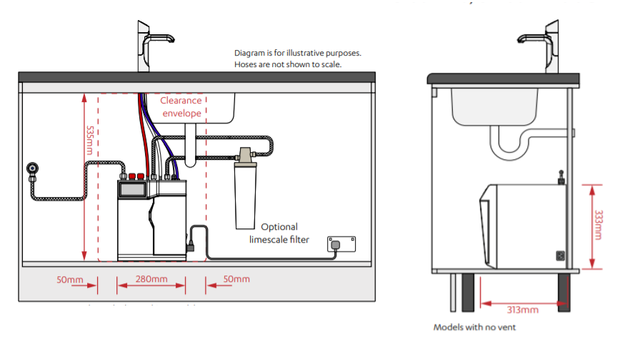 Zip HydroTap G5 H55806Z00UK Classic Plus with Arc Mixer boiling 160 plus hot & cold bright chrome for work