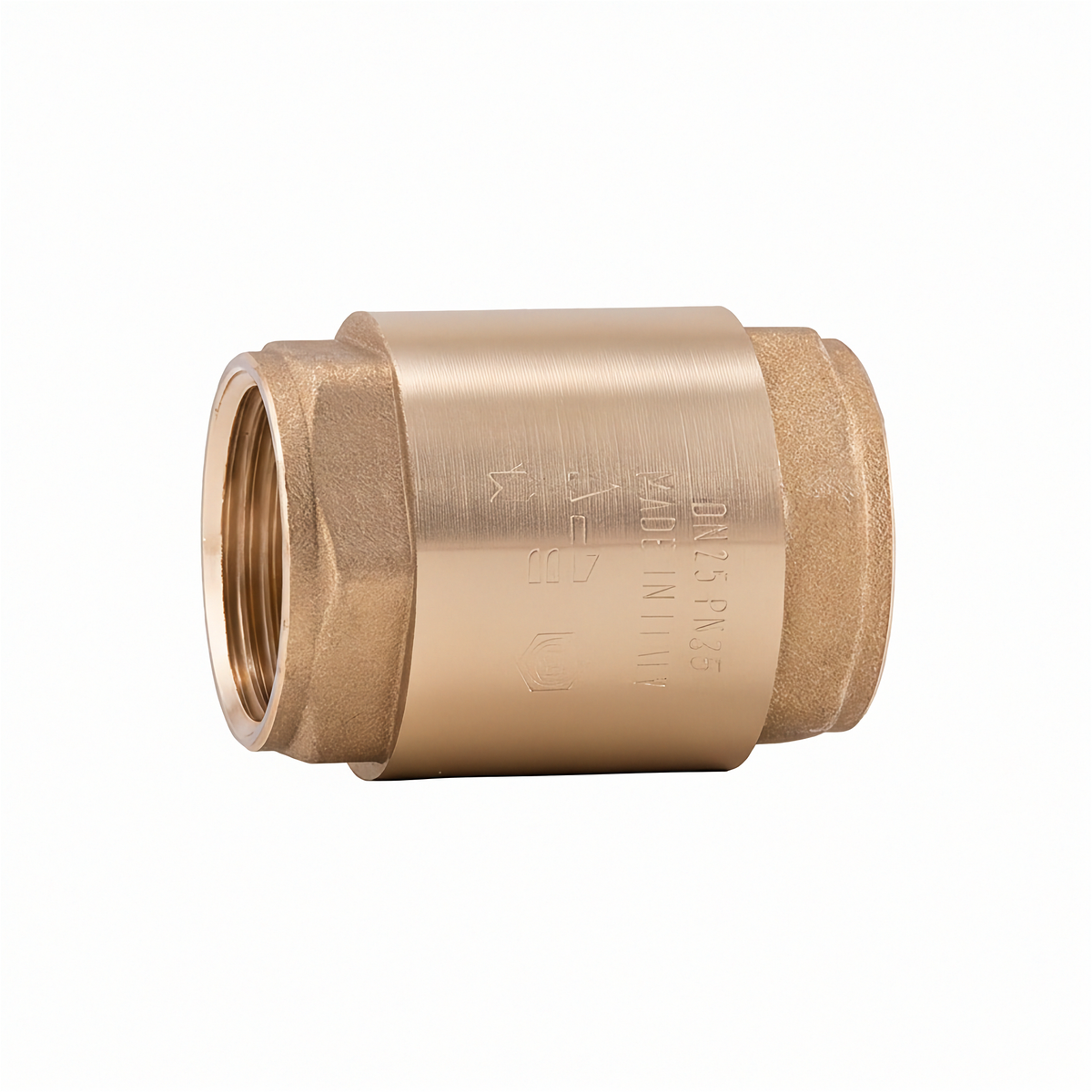 1/2" f x f Brass Single check valve 110 °C
