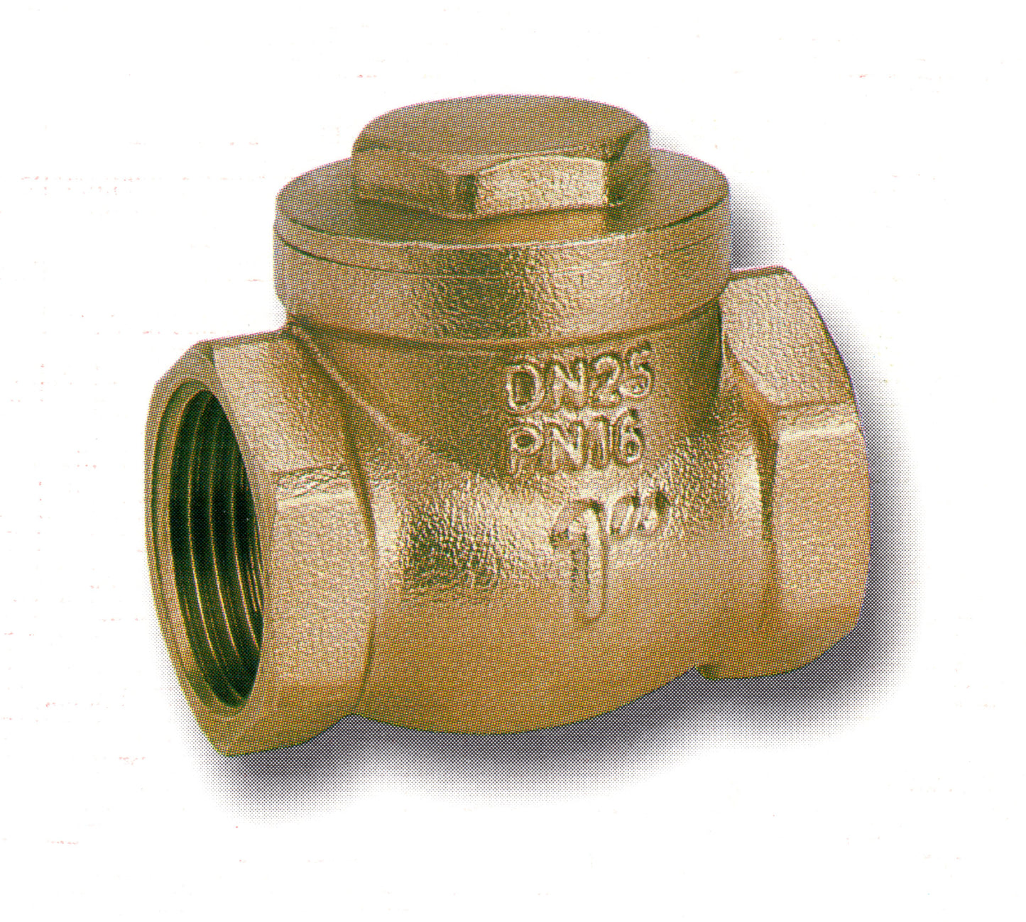 1/2" Brass Horizontal Swing/Flap Check valve