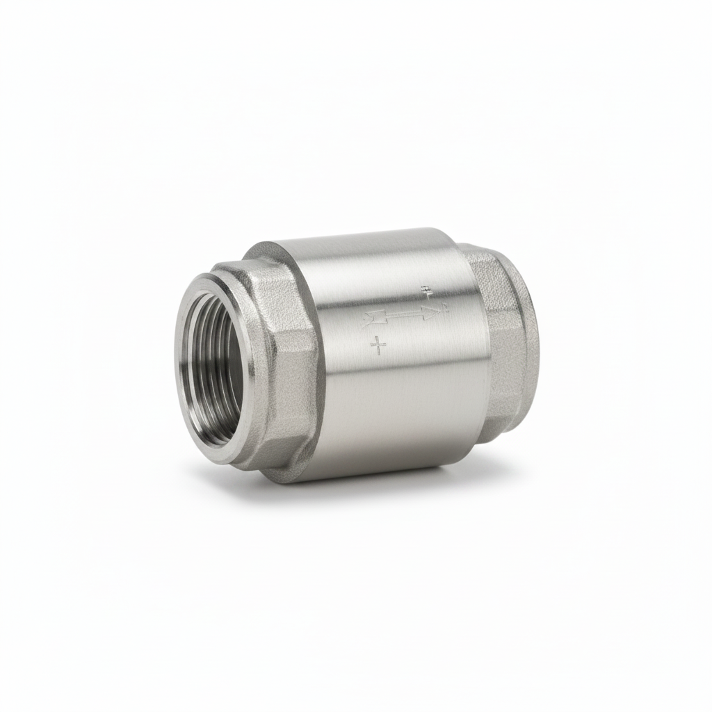 1 1/4" f x f Nickel Plated Single check valve