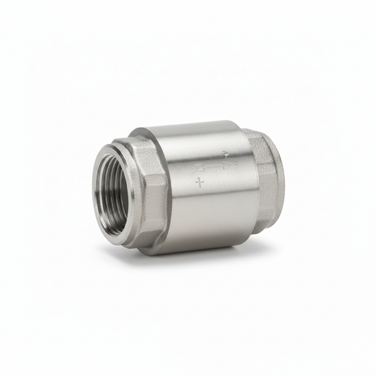 1 1/4" f x f Nickel Plated Single check valve