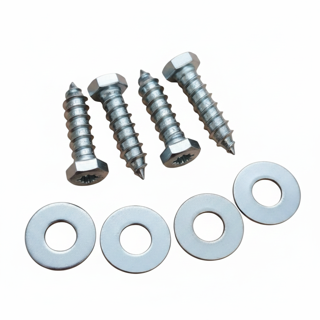 Watts Big Blue screws for mounting bracket - side view
