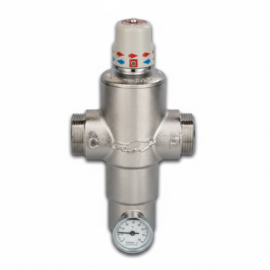 River R302 DN20 Ecosan 1 1/4" Group Thermostatic Mixing Valve
