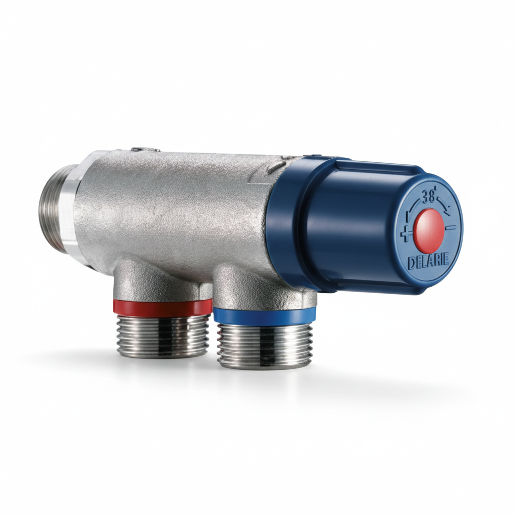 Delabie 733020 3/4" Premix Compact Thermostatic mixing valve