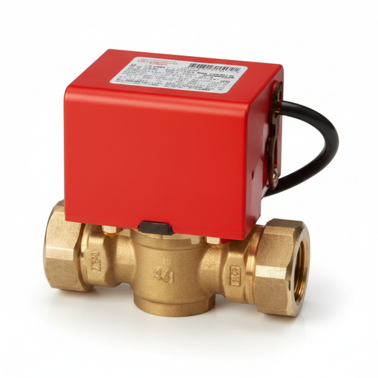 Orkli 60421600 28mm 2 port motorised valve with run-end micro switch and demountable head