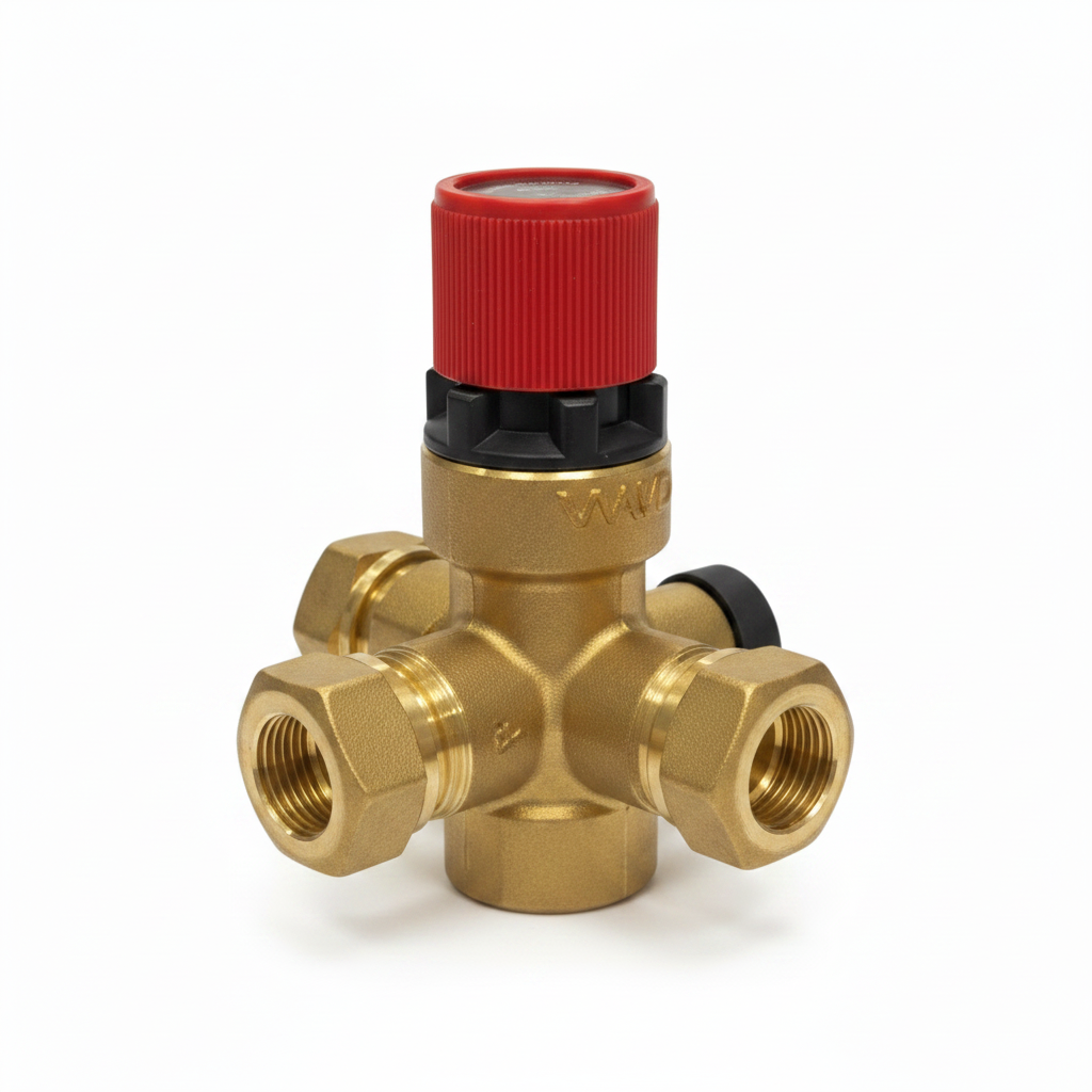 RWC pressure relief valve core unit for sealed system control kits - rear view