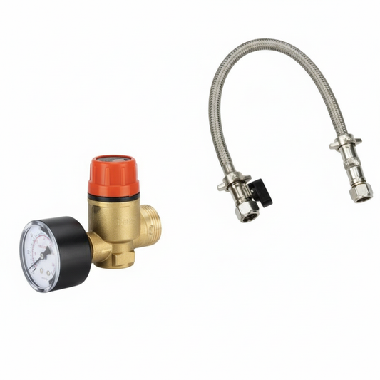 Sealed System Vessel Kit 35 - 80 Ltrs - mirrored view