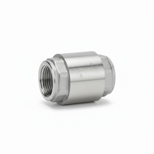 3/4" f x f Nickel Plated Single check valve