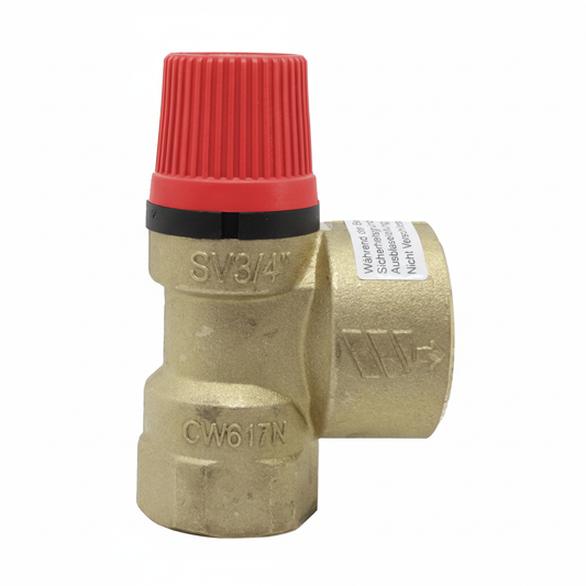 Watts 0217625 3/4 inch x 1 inch Safety Relief Valve without gauge 2.5 bar
