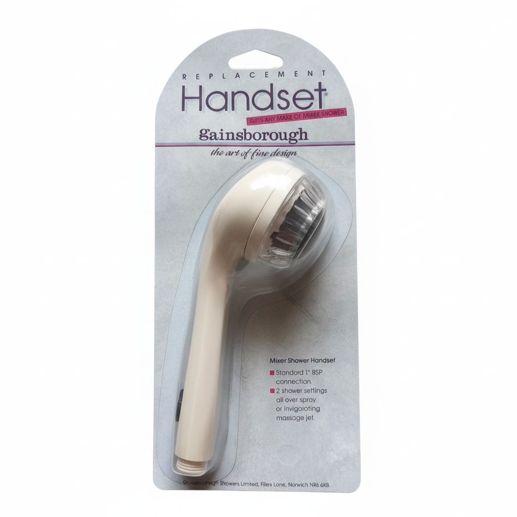 Gainsborough White Mixer Shower Handset