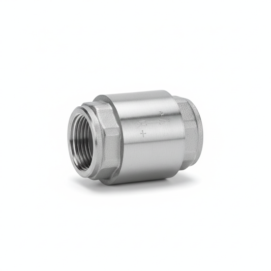 1 1/2" f x f Nickel Plated Single check valve