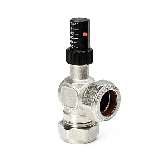 Automatic 22mm Angled Bypass Valve