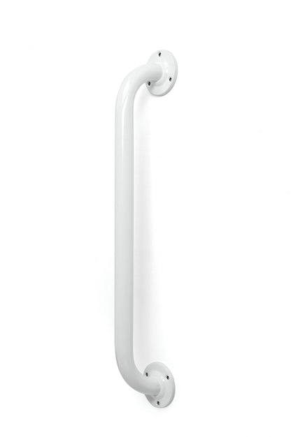Inta GR60035WH 600mm White powder coated grab rail 35mm dia exposed fixings