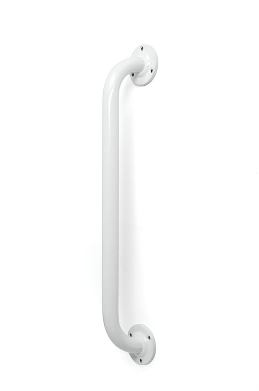 Inta GR60035WH 600mm White powder coated grab rail 35mm dia exposed fixings
