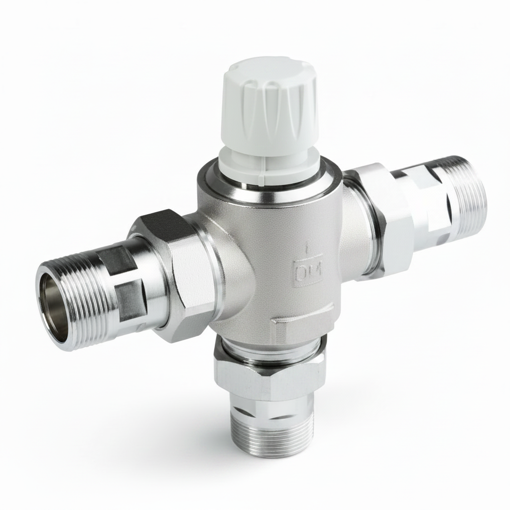 Intamix Pro 60006CP 1 1/2" Pro Thermostatic Group Mixing Valve