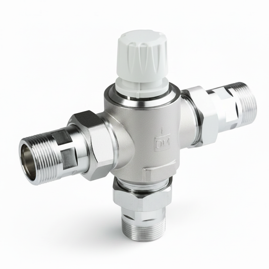 Intamix Pro 60006CP 1 1/2" Pro Thermostatic Group Mixing Valve