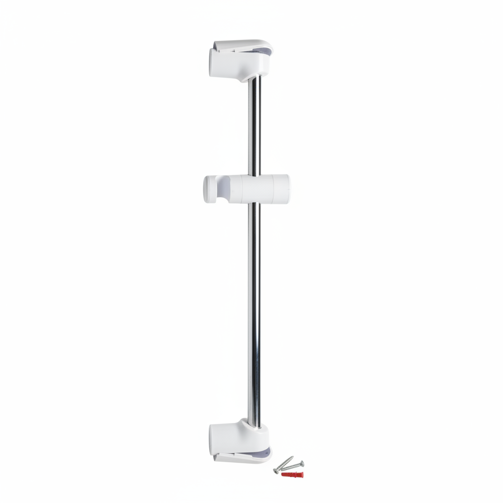MX Inspirations Harmony Chrome and White Riser Rail