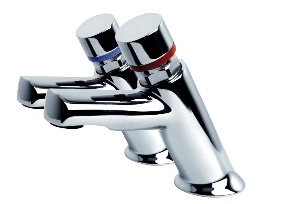 Inta NC162CP Non Concussive Basin Mounted Contemporary taps (Pair)