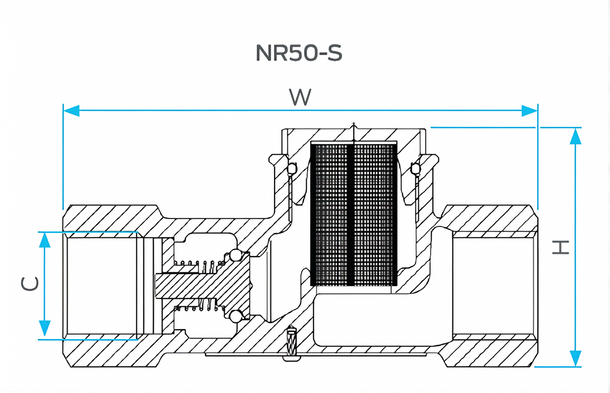 Reliance RMC NR50S Combined Non Return Isolating Valve