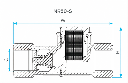 Reliance RMC NR50S Combined Non Return Isolating Valve