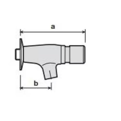 River R701 Magic Time Flow wall mounted stop cock